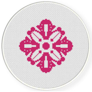 Charts Club Members Only: Damask Design Pattern 15 Cross Stitch Pattern