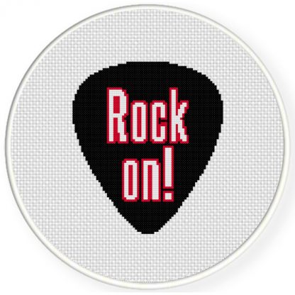 Charts Club Members Only: Guitar Pick Cross Stitch Pattern – Daily ...