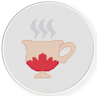 Charts Club Members Only: Hot Tea Cross Stitch Pattern