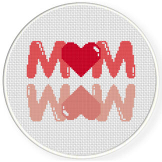 MOM Cross Stitch Pattern
