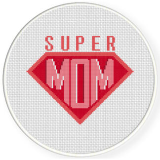 Charts Club Members Only: Supermom Cross Stitch Pattern