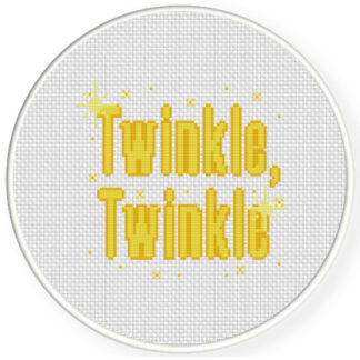 Charts Club Members Only: Twinkle Twinkle Cross Stitch Pattern