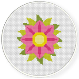 Charts Club Members Only: Flower Bloom Cross Stitch Pattern