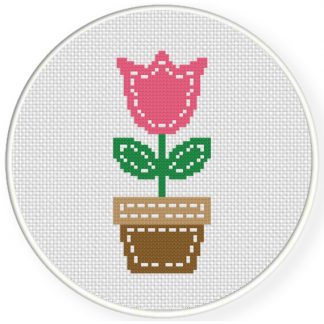 Charts Club Members Only: Flower Patch Cross Stitch Pattern – Daily 