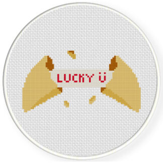 Charts Club Members Only: Fortune Cookie Cross Stitch Pattern