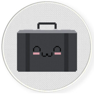 Happy Briefcase Cross Stitch Pattern