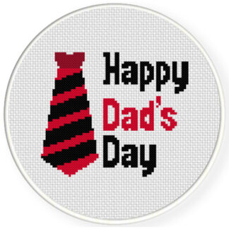 Happy Dad's Day Cross Stitch Pattern