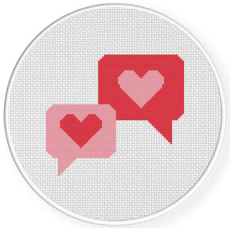 Charts Club Members Only: Heart Talk Cross Stitch Pattern