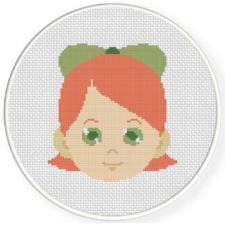 Pretty Girl Cross Stitch Pattern