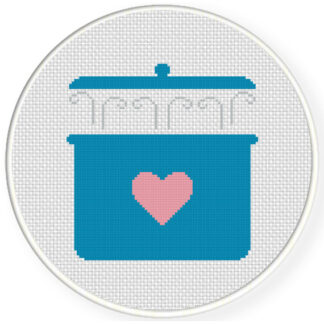 Soup Love Cross Stitch Pattern