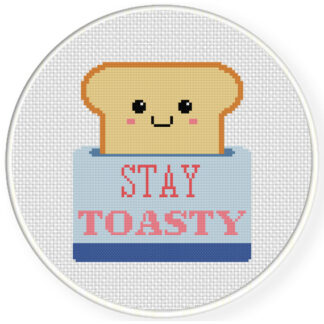 Charts Club Members Only: Stay Toasty Cross Stitch Pattern