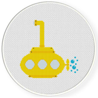 Charts Club Members Only: Submarine Cross Stitch Pattern