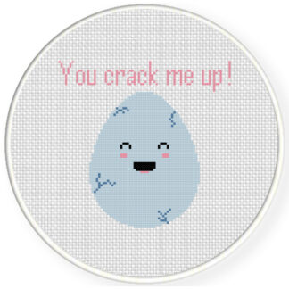 You Crack Me Up Cross Stitch Pattern