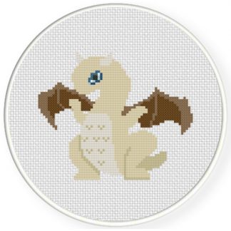 Blue Eyed Dragon Cross Stitch Pattern – Daily Cross Stitch