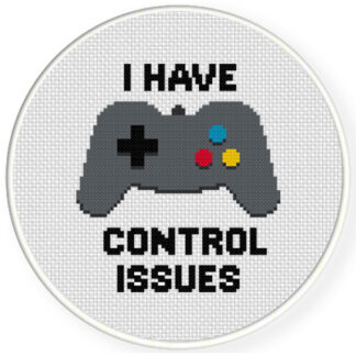 Control Issues Cross Stitch Pattern
