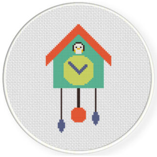 Charts Club Members Only: Cuckoo Clock Cross Stitch Pattern