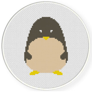 Cute Penguin Cross Stitch Pattern