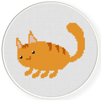 Cute Simple Cat Cross Stitch Pattern