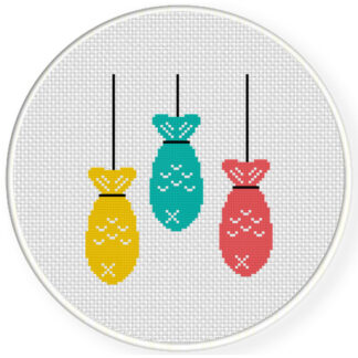 Charts Club Members Only: Hanging Fish Cross Stitch Pattern