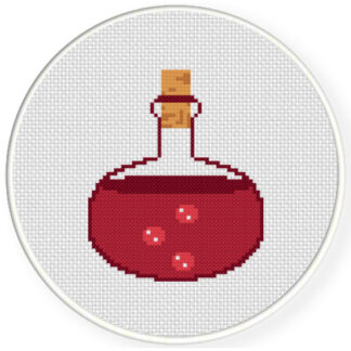 Health Potion Cross Stitch Pattern