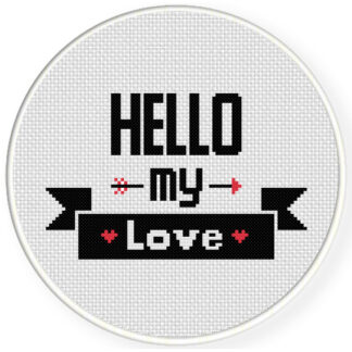 Charts Club Members Only: Hello My Love Cross Stitch Pattern