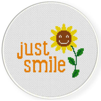 Charts Club Members Only: Just Smile Cross Stitch Pattern