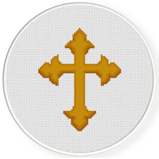 Charts Club Members Only: Ornate Cross Cross Stitch Pattern