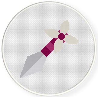 Purple Kunai Cross Stitch Pattern