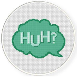 Charts Club Members Only: Speech Bubble Cross Stitch Pattern
