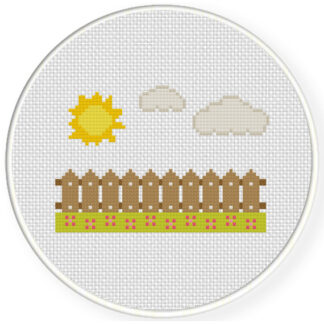 Charts Club Members Only: Sunny Day Cross Stitch Pattern