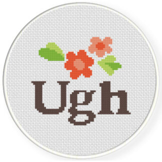 Charts Club Members Only: Ugh Cross Stitch Pattern