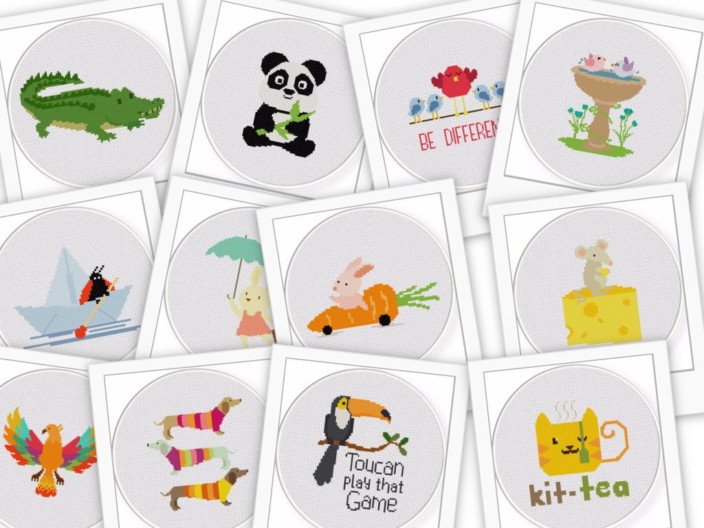 35 Pack of Our Cutest Animal Cross Stitch Patterns Daily Cross Stitch