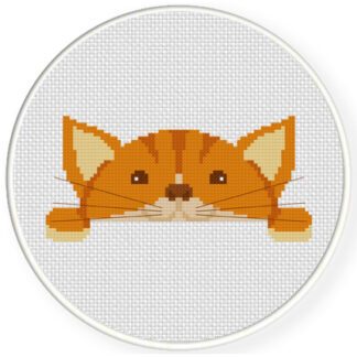 Cute Meow Cross Stitch Pattern