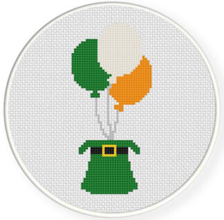 Charts Club Members Only: Irish Balloons Cross Stitch Pattern