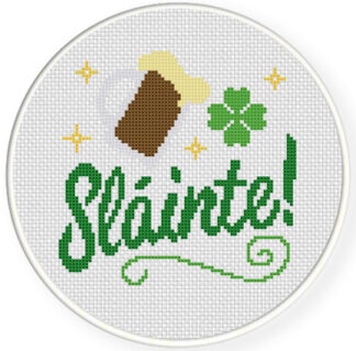 Charts Club Members Only: Slainte Cross Stitch Pattern