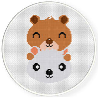 Charts Club Members Only: Three Bears Cross Stitch Pattern