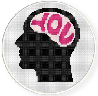 Charts Club Members Only: You in my Mind Cross Stitch Pattern