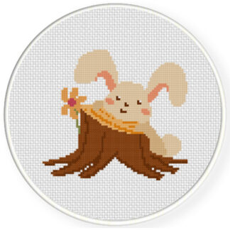Charts Club Members Only: Cute Rabbit Cross Stitch Pattern