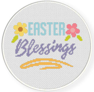 Charts Club Members Only: Easter Blessings Cross Stitch Pattern
