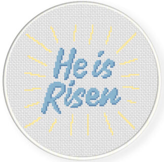 Charts Club Members Only: He Is Risen Cross Stitch Pattern