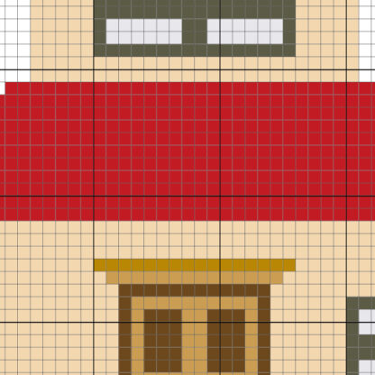 House Cross Stitch Pattern – Daily Cross Stitch