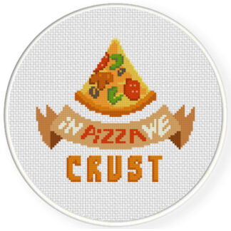 Charts Club Members Only: In Pizza We Crust Cross Stitch Pattern