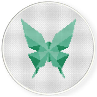 Origami Butterfly Cross Stitch Pattern