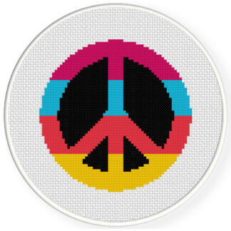 Charts Club Members Only: Peace Circle Cross Stitch Pattern