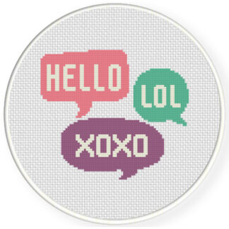 Charts Club Members Only: Say What Cross Stitch Pattern