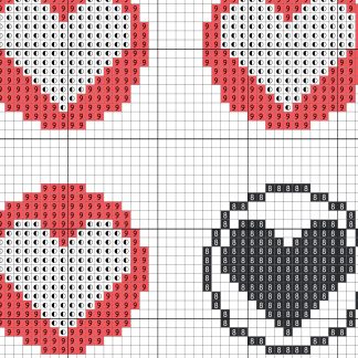 Charts Club Members Only: Different Love Cross Stitch Pattern – Daily ...