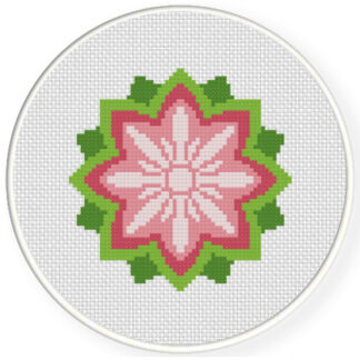 Charts Club Members Only: Lotus Cross Stitch Pattern