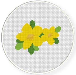 Allamanda FlowerCross Stitch Pattern