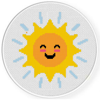 Charts Club Members Only: Happy Sun Cross Stitch Pattern