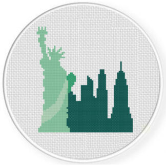 Charts Club Exclusive: New York Liberty Statue Stitch Pattern